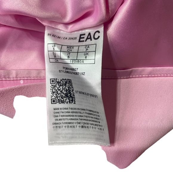 Guess‎ by Marciano Pink off shoulder dress size S NWT - Picture 8 of 11